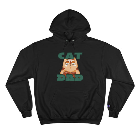 Cat Dad Champion Hoodie