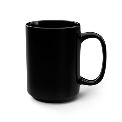I'm Not Lazy Black Mug, 15oz