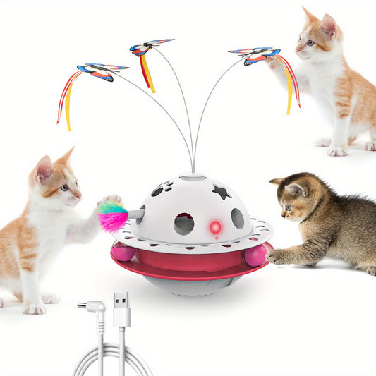 3-in-1 Smart Interactive Electronic Cat Toy