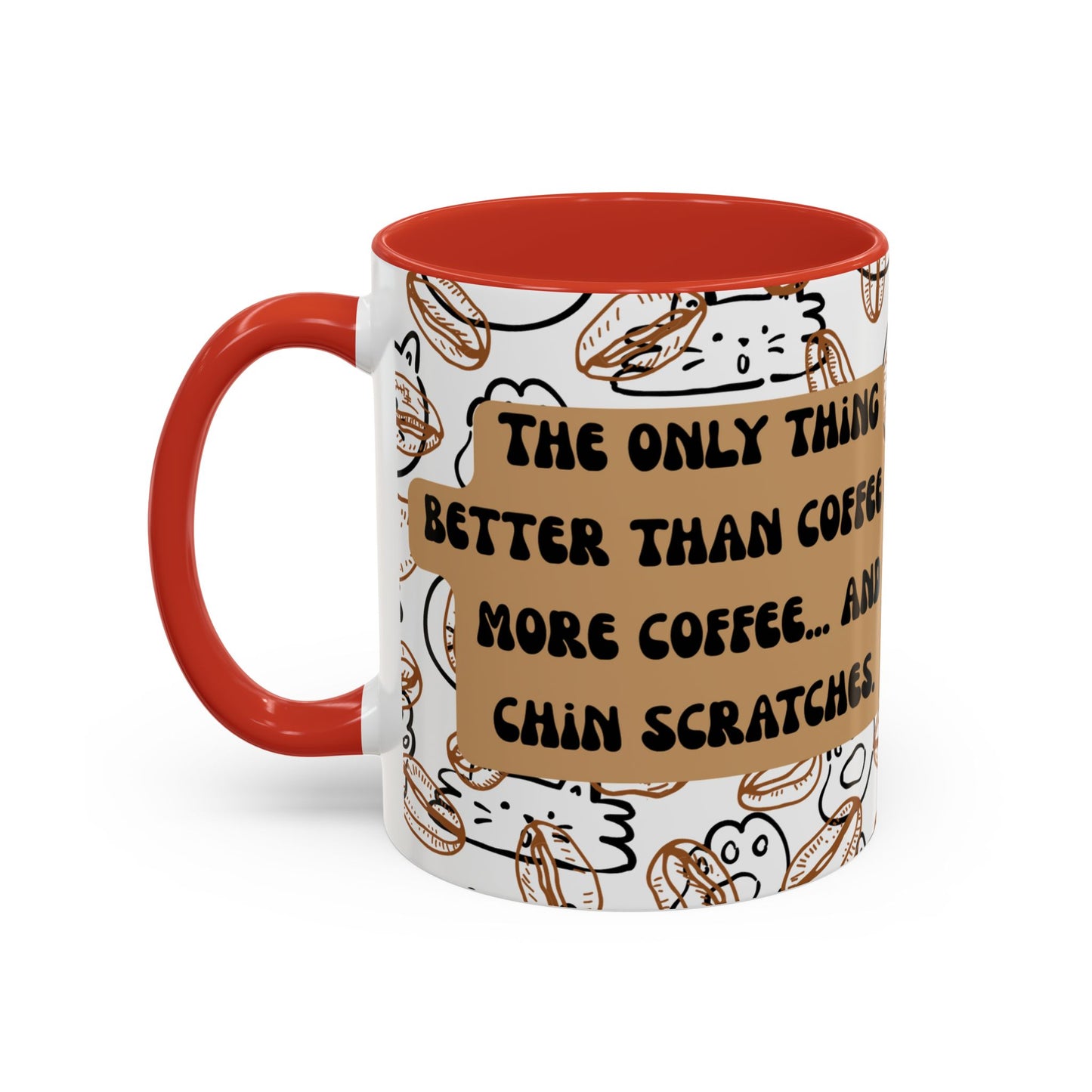 Funny Cat Accent Coffee Mug (11oz)