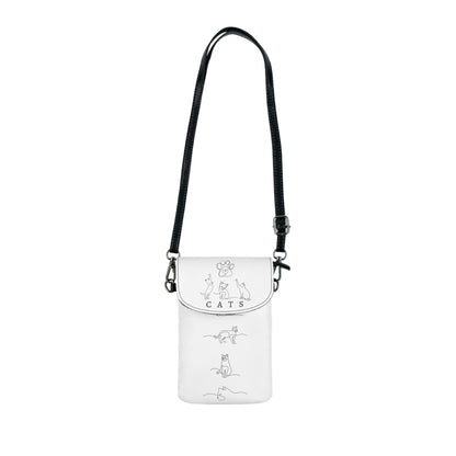 Small Cursive Cats Bag