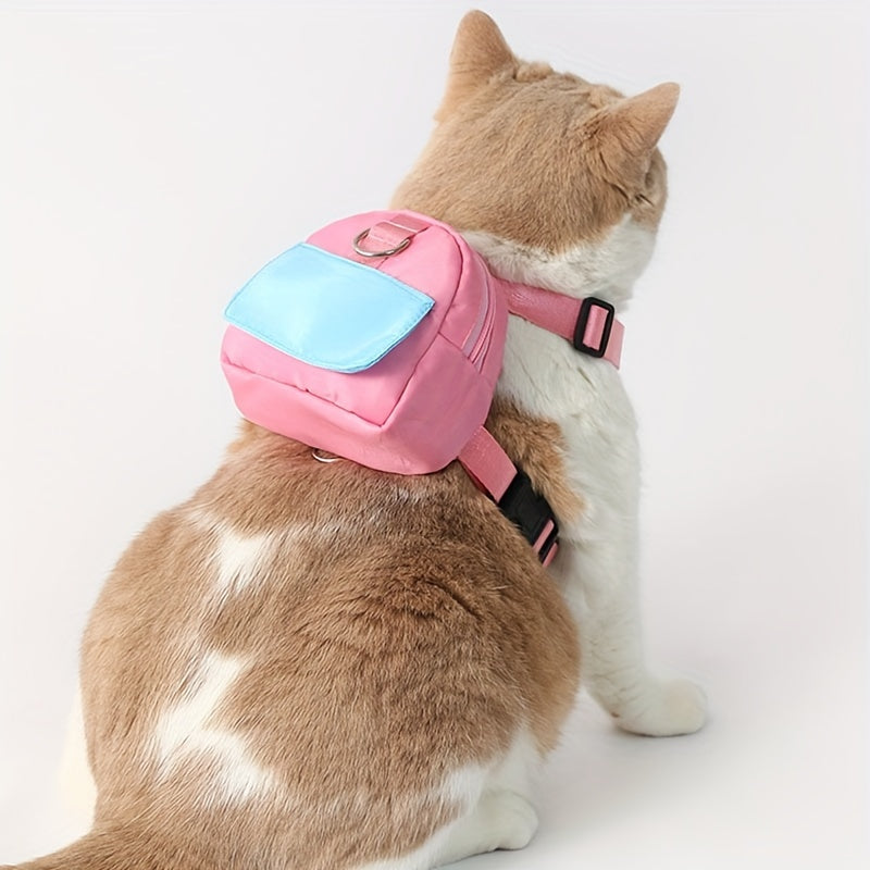 Adjustable Retro Backpack For Cats