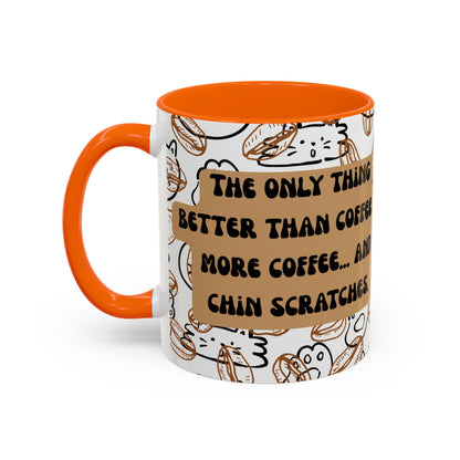 Funny Cat Accent Coffee Mug (11oz)