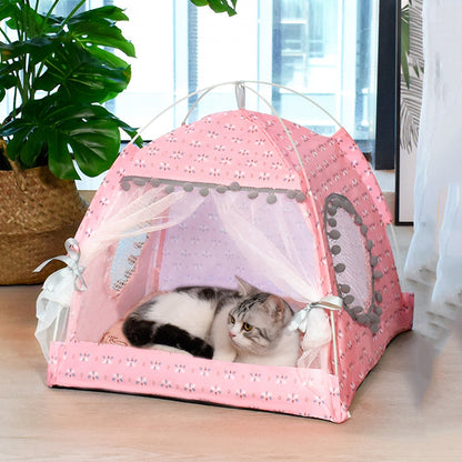 Comfy Calming Pet Tent Bed