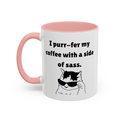 Funny Purr-ferr Accent Coffee Mug