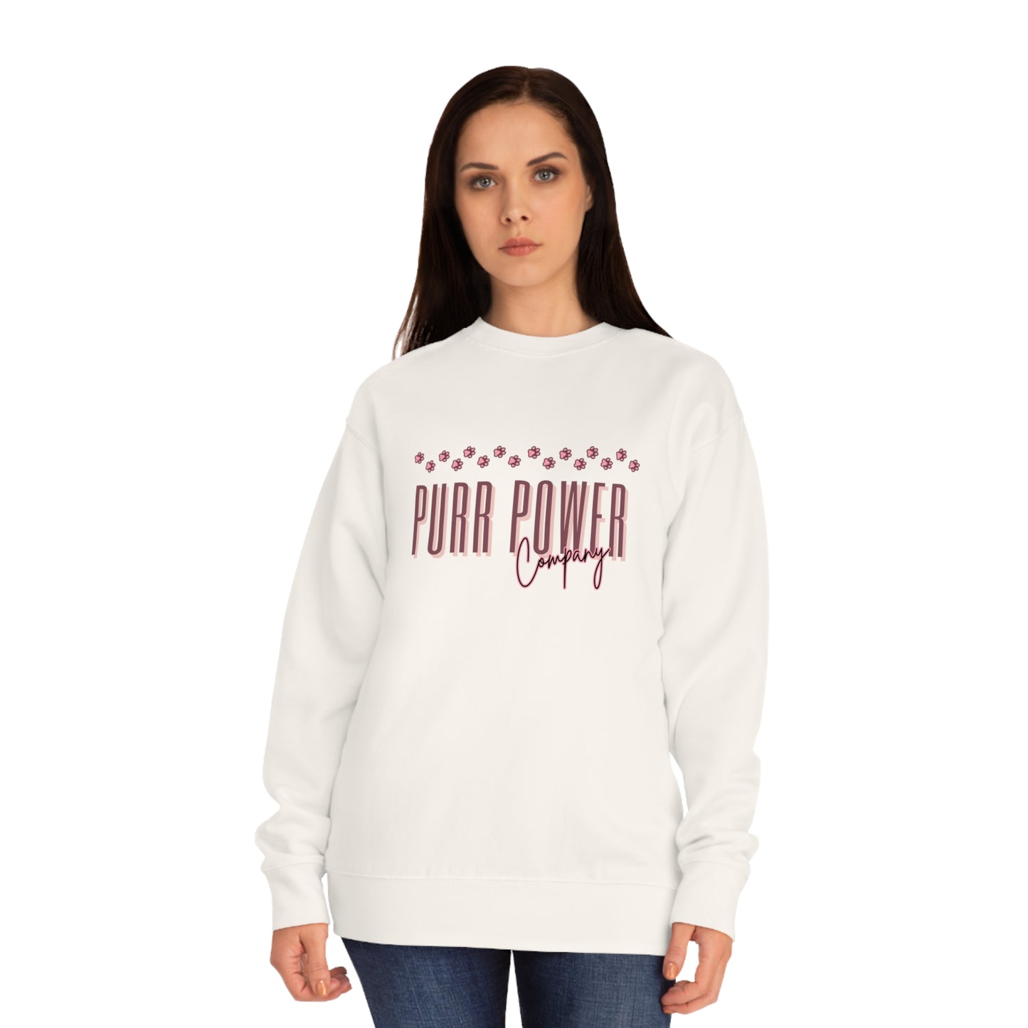 Pink Logo Unisex Crew Sweatshirt