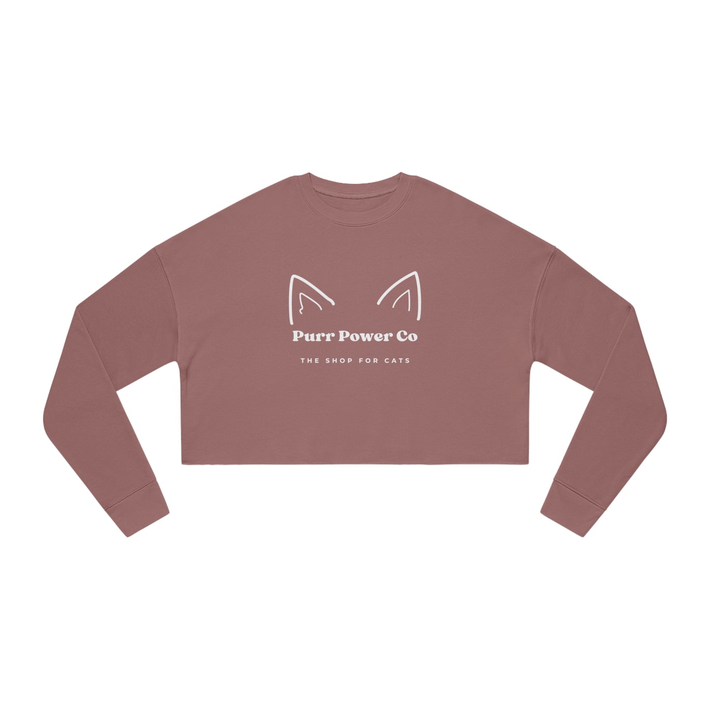 Cat Ears Logo Women's Fit Crop Top