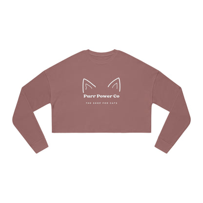 Cat Ears Logo Women's Fit Crop Top