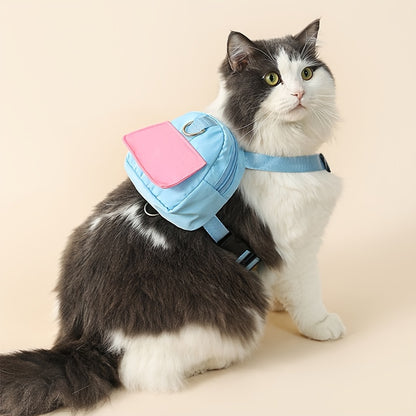 Adjustable Retro Backpack For Cats