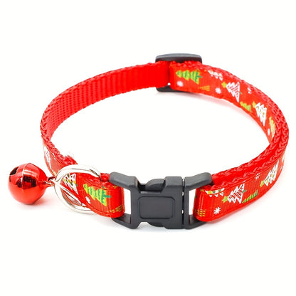 Adjustable Holiday Cat Collar