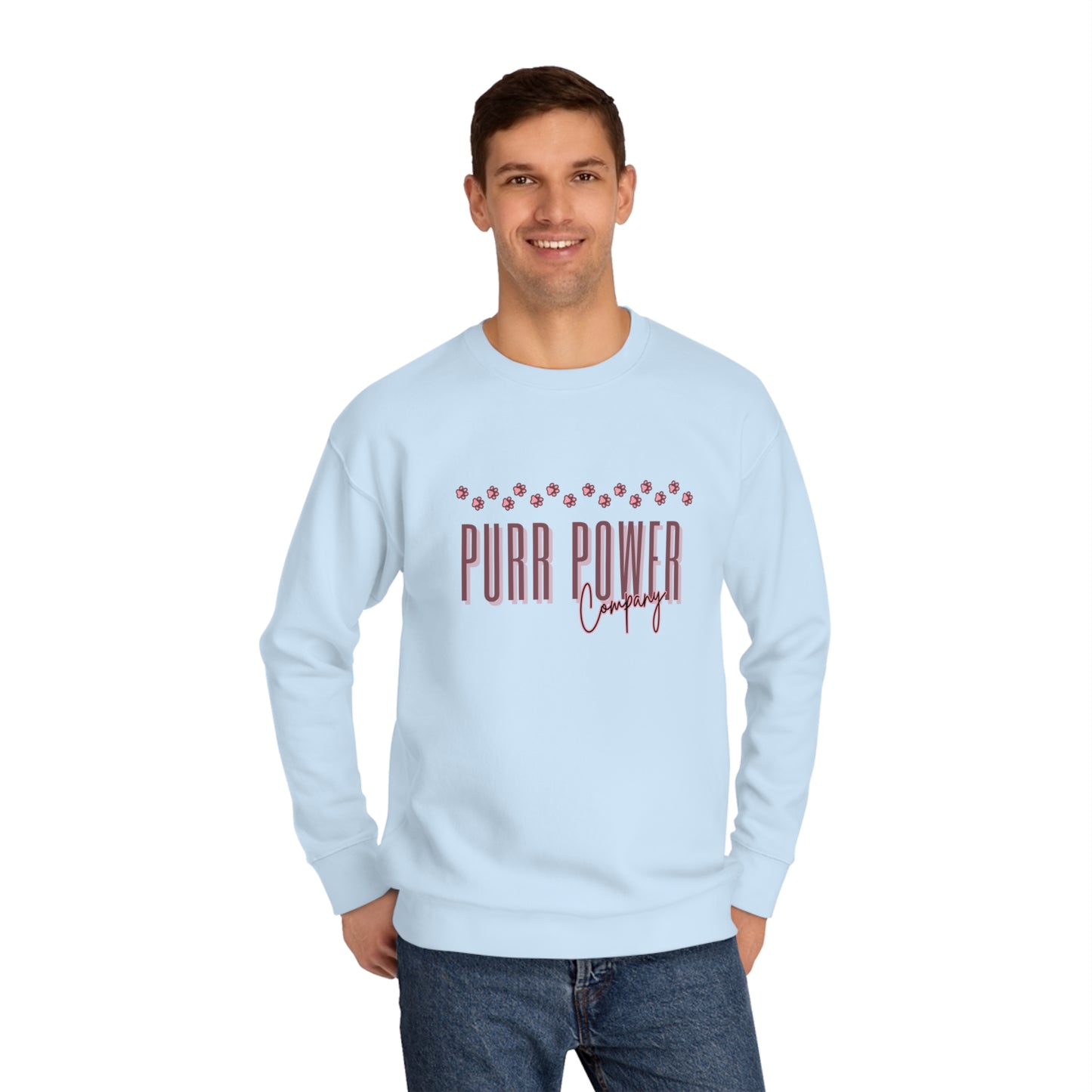 Pink Logo Unisex Crew Sweatshirt