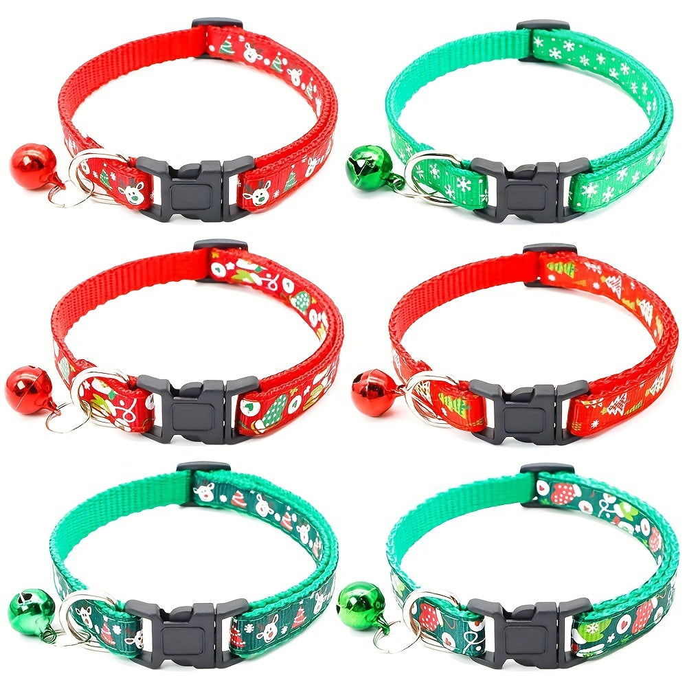 Adjustable Holiday Cat Collar