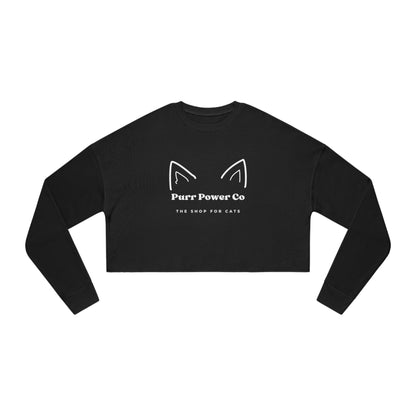 Cat Ears Logo Women's Fit Crop Top