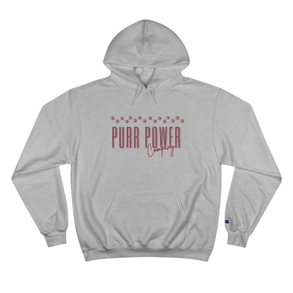 Pink Paw Logo Champion Hoodie