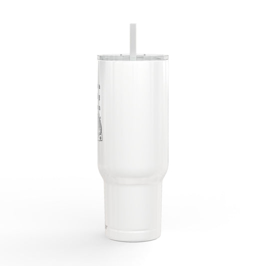 I'm Not A Morning Purr-son Insulated Tumbler with Lid, 40oz (Engraving)