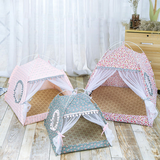 Comfy Calming Pet Tent Bed