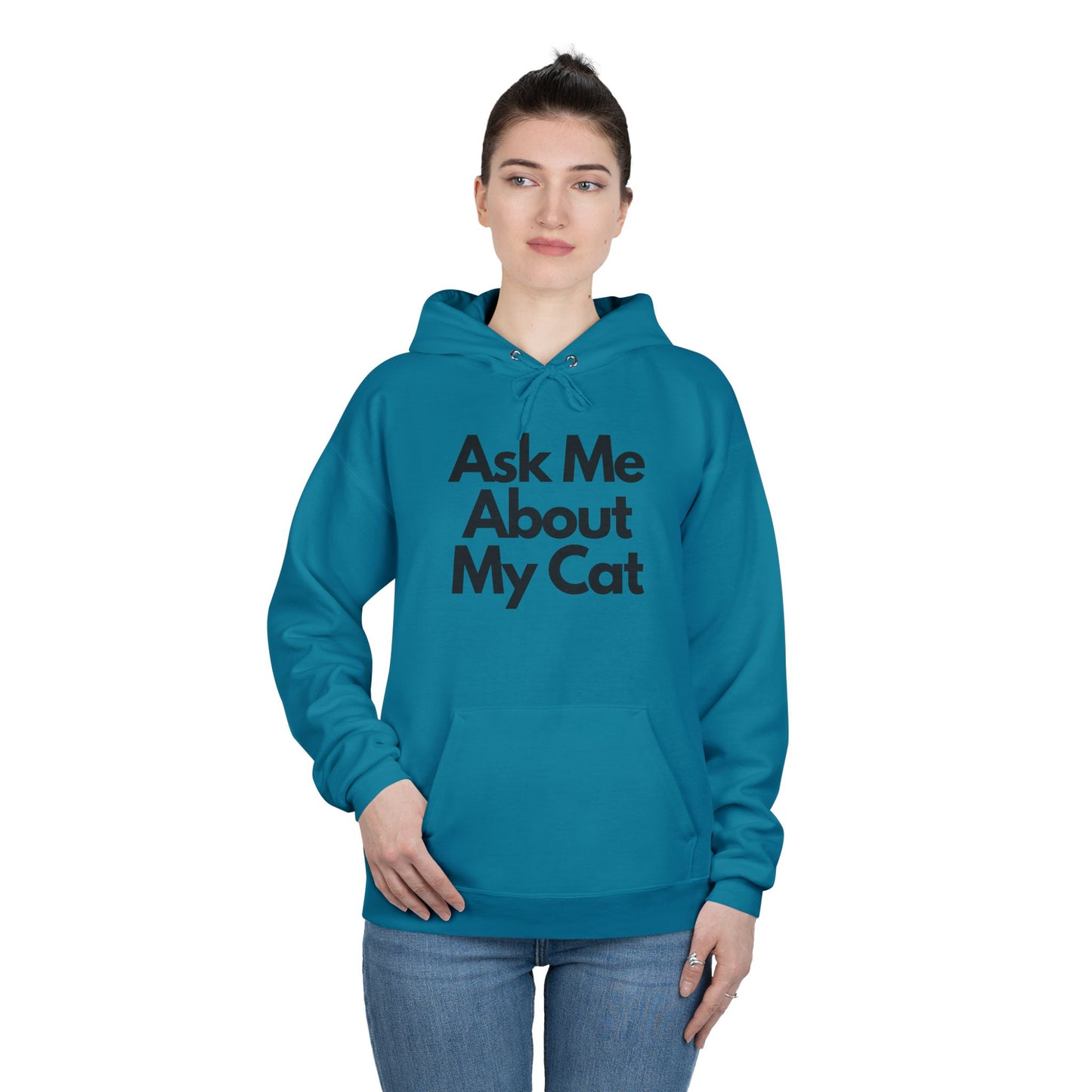 Ask Me About My Cat Hoodie