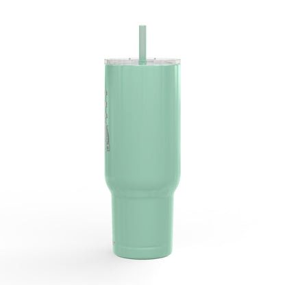 I'm Not A Morning Purr-son Insulated Tumbler with Lid, 40oz (Engraving)