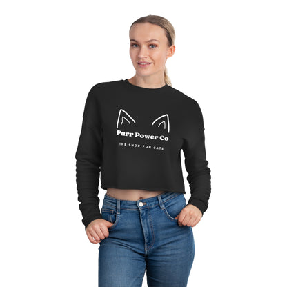 Cat Ears Logo Women's Fit Crop Top