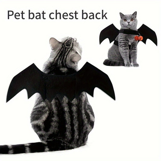 Halloween Bat-Shaped Cat Harness