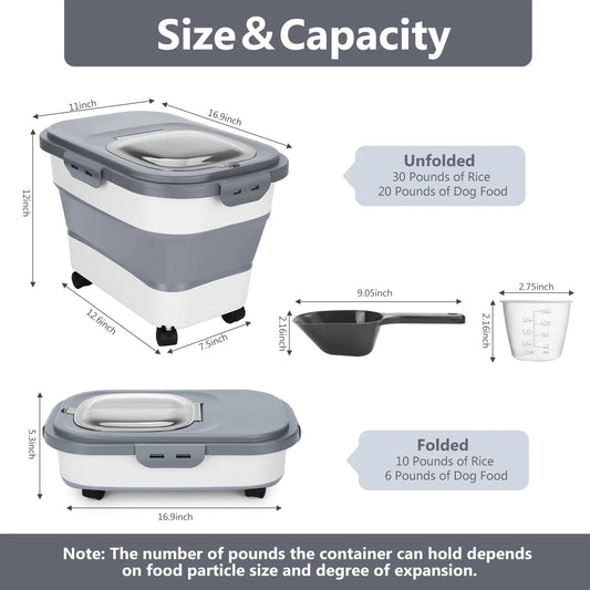 Best 20 Lb Pet Food Containers with Wheels and Lids