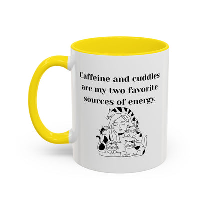 Coffee & Cuddles Accent Coffee Mug (11oz)
