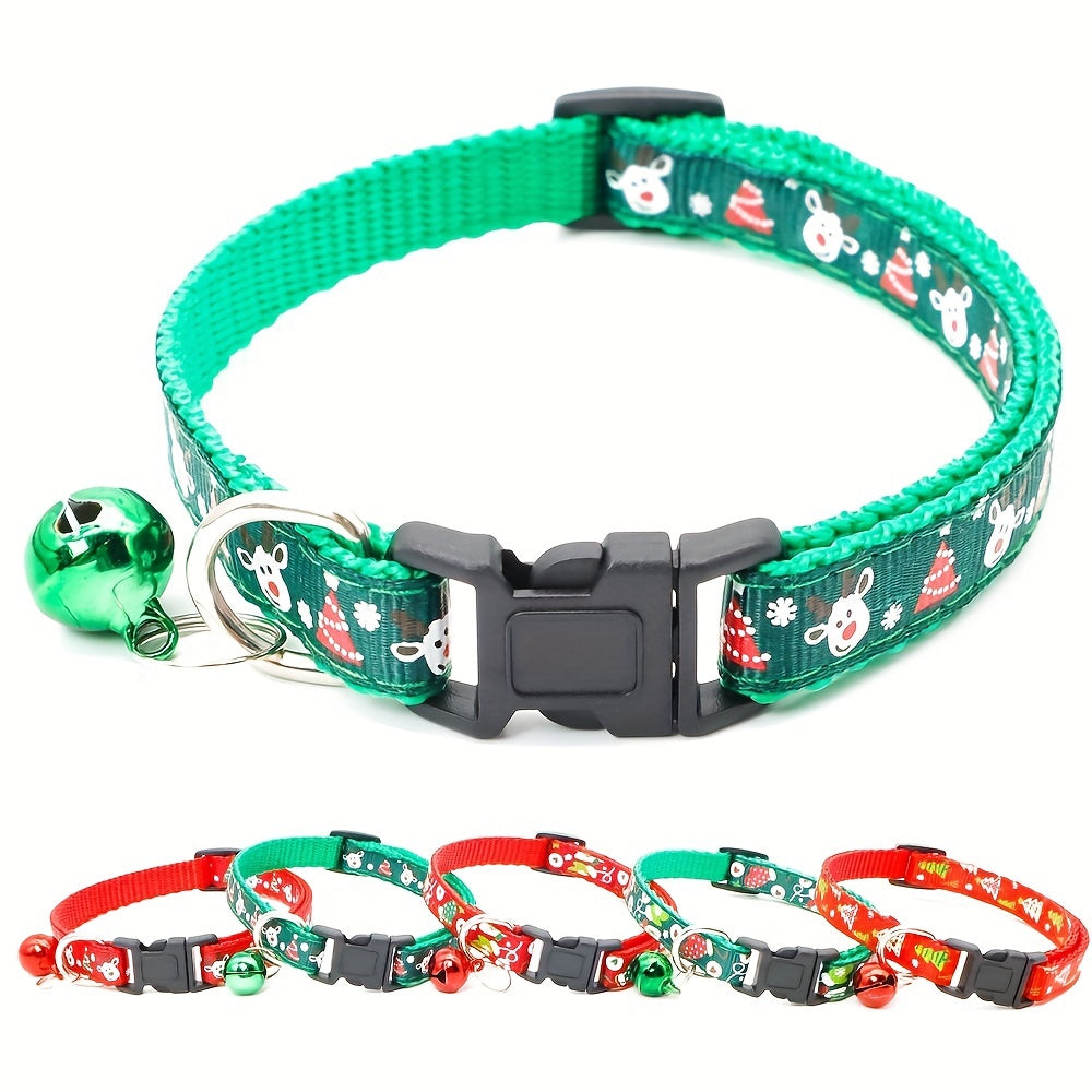 Adjustable Holiday Cat Collar