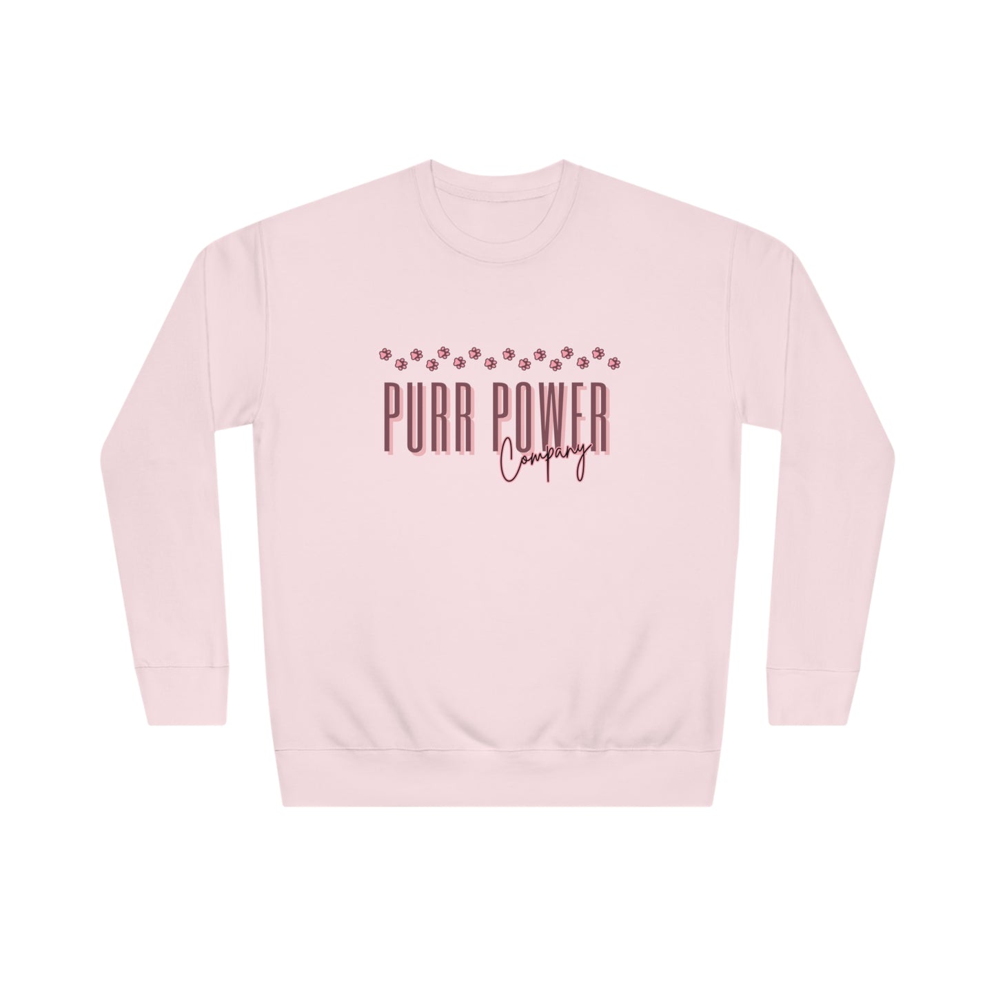 Pink Logo Unisex Crew Sweatshirt