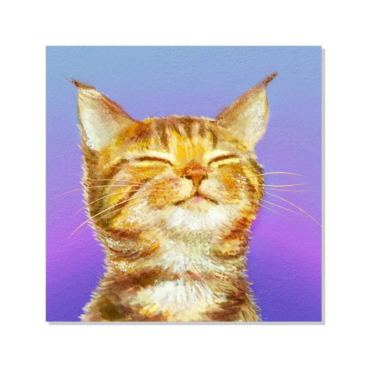 Content Kitty Non-Holographic Matte Sticker