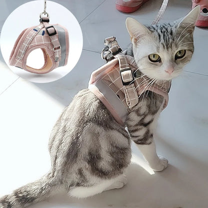 Mesh Cat Harness & Leash Set