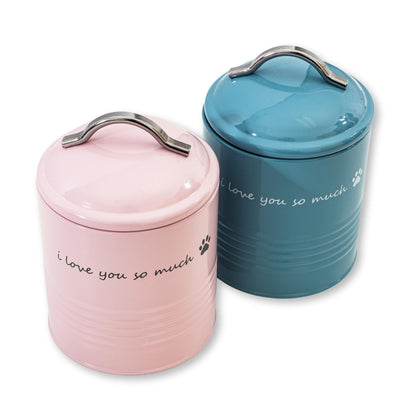 "I Love You So Much"  Treat Canister Gift Set – Pink & Blue