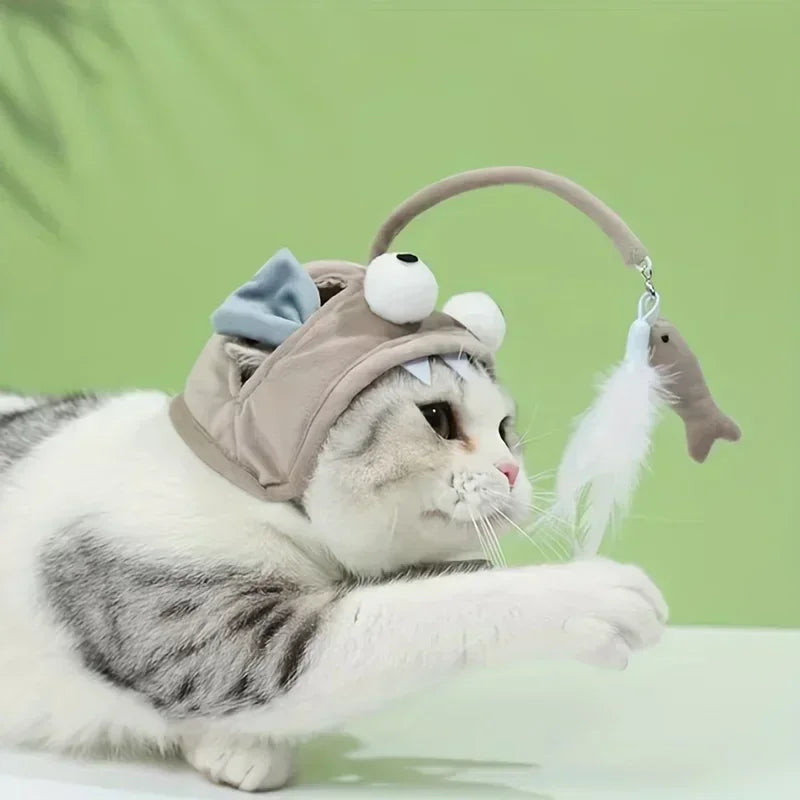 Self Entertaining Cat Hat