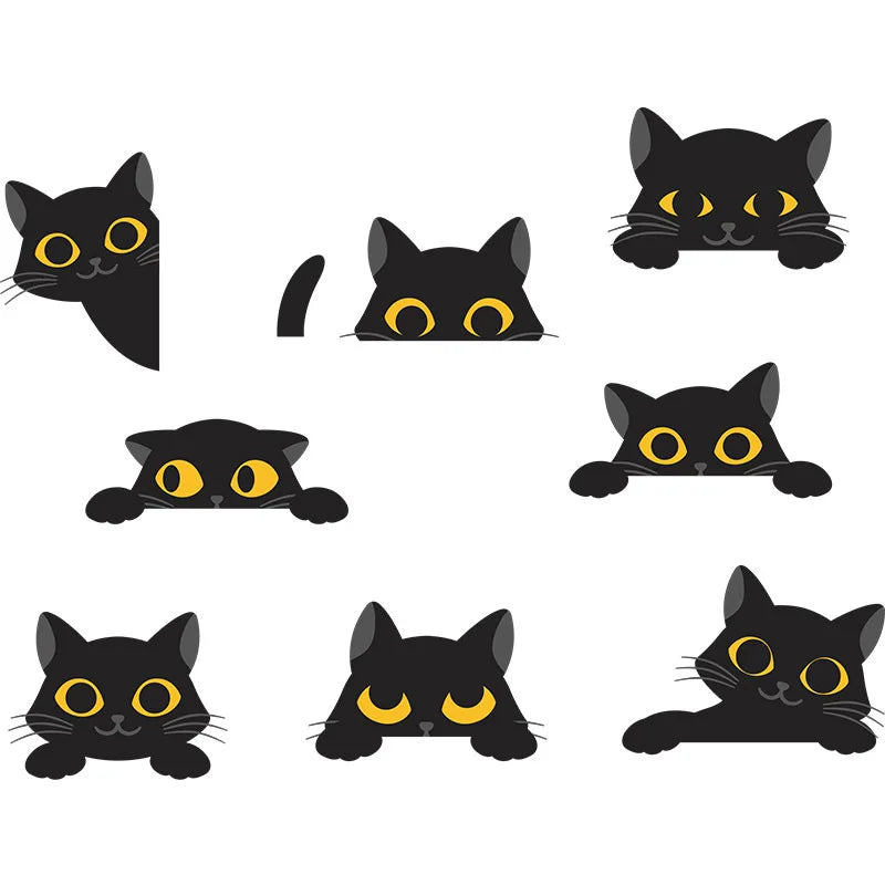 Black Cats Switch Sticker