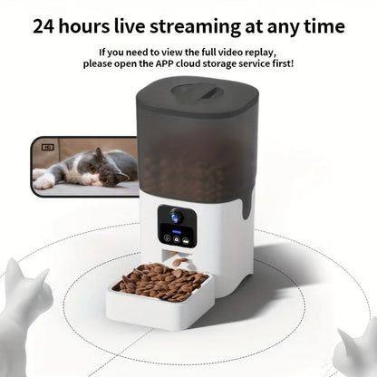 PAPIFEED cat automatic feeder visual  wifi intelligent