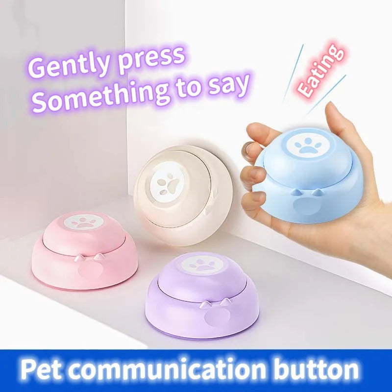 Cat Communication Buttons Voice Recording Button for Pet Training