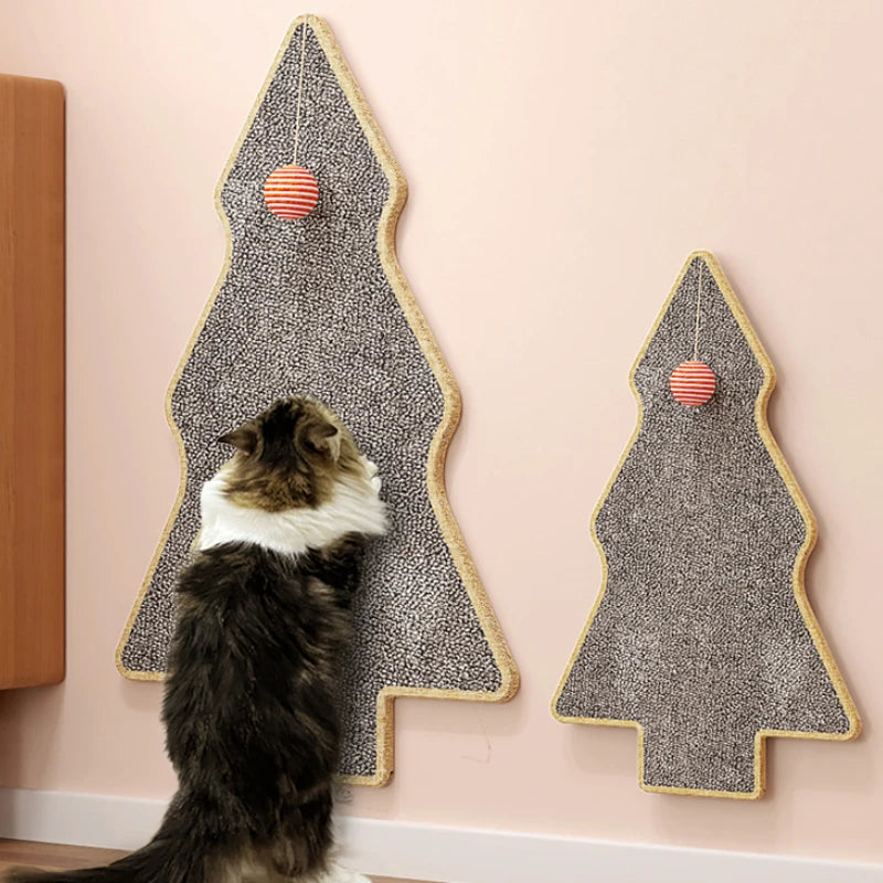 Christmas Tree Cat Scratch Board