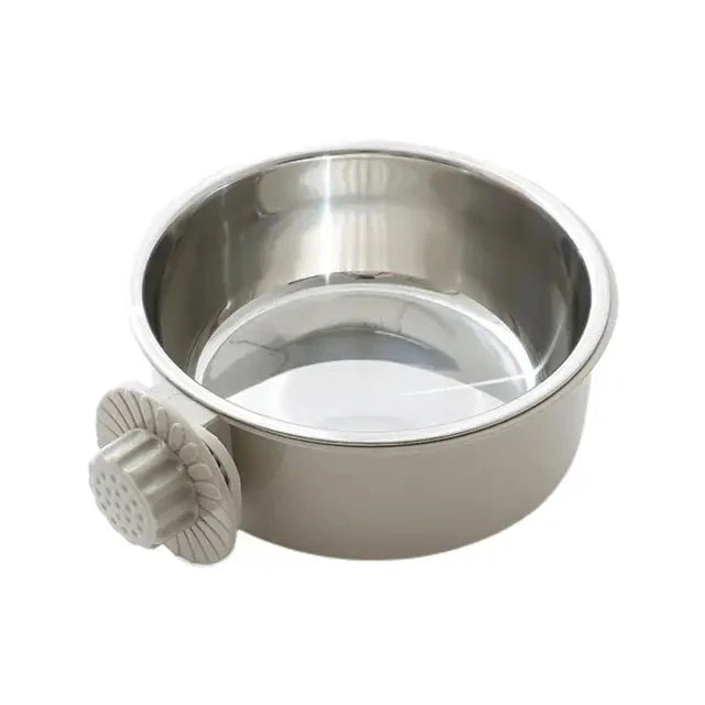 Hanging Stainless Steel Pet Bowl