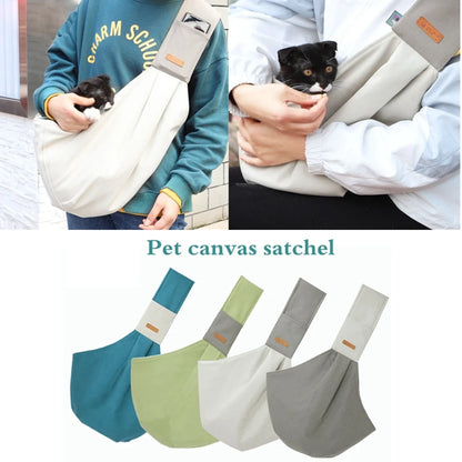 Puppy/ Kitten Carrier Outdoor Travel Handbag Canvas Single Shoulder Cat Bag Sling Comfort Tote Bag Breathable