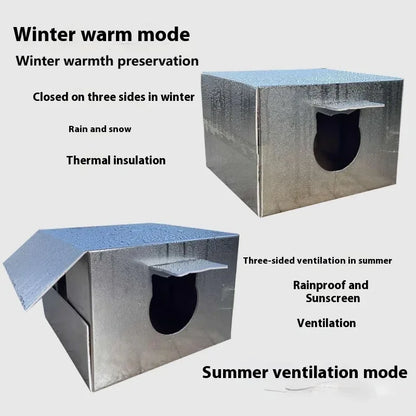 Outdoor Waterproof Cat House