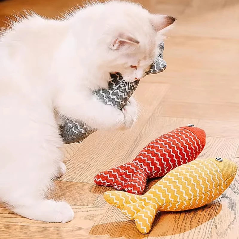 Cat Fish Catnip Toy