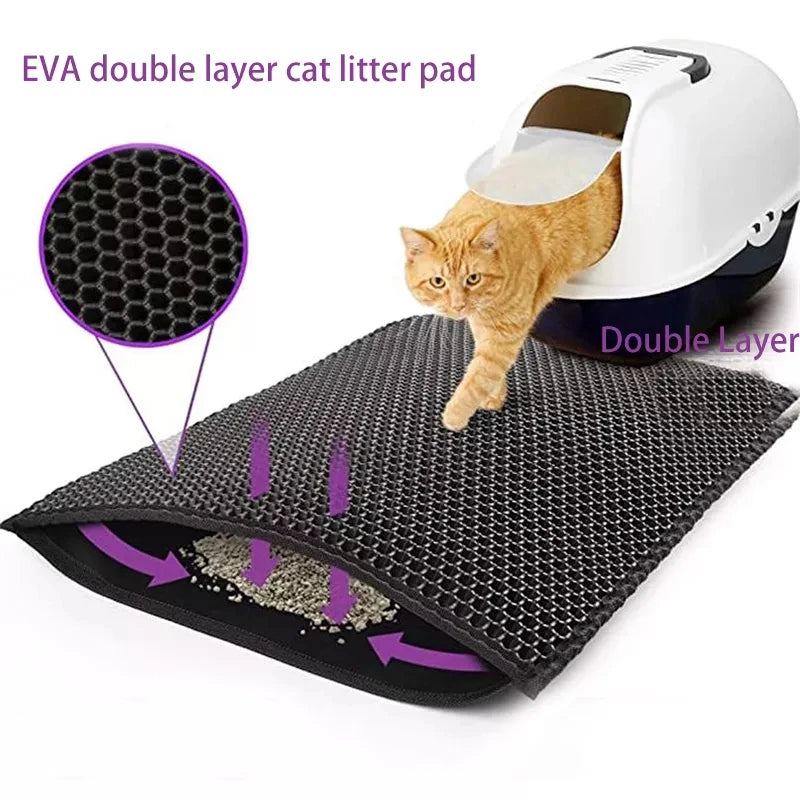 Double Layer EVA Cat Litter Pad