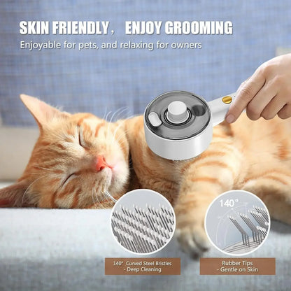 3 In1 Electric Spray Cat Hair Brush