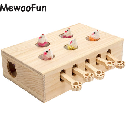 Interactive Whack-a-mole cat game