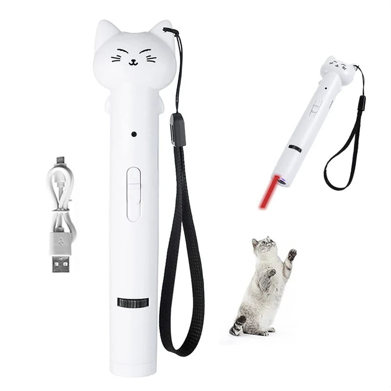 Funny Pet Cat Pen Multifunction Three-in-one Laser