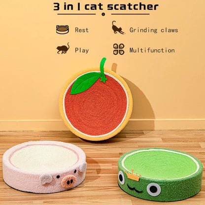 Round Cat Scratcher Pad