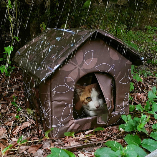 Stray cat  waterproof and warm outdoor tent