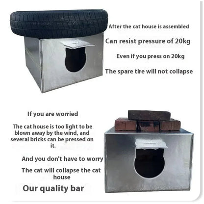 Outdoor Waterproof Cat House