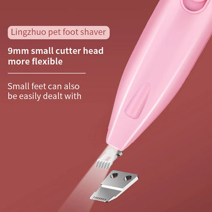 Electric Pet Claw Hair Trimmer with LED Light