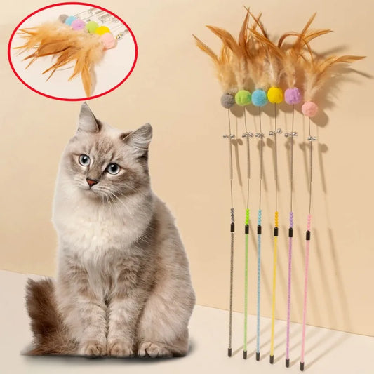 Feather Cat Stick