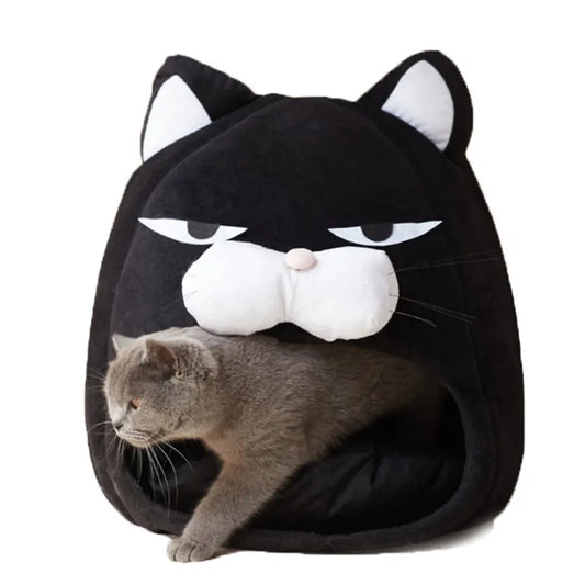 Foldable Cat House With Cushion